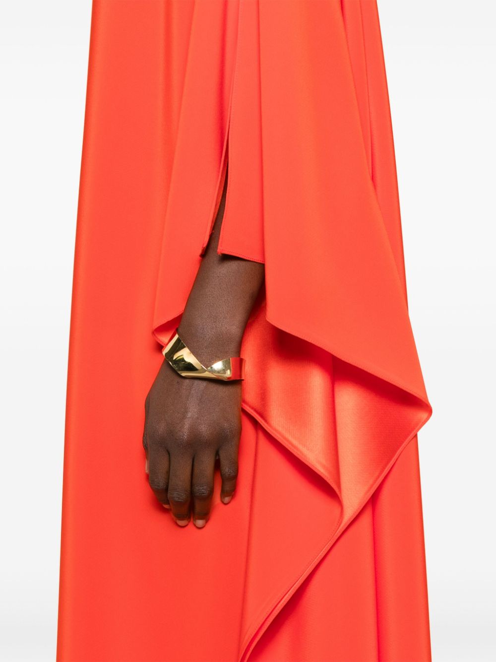 Gianluca Capannolo Dresses Orange Triacetate Polyethylene