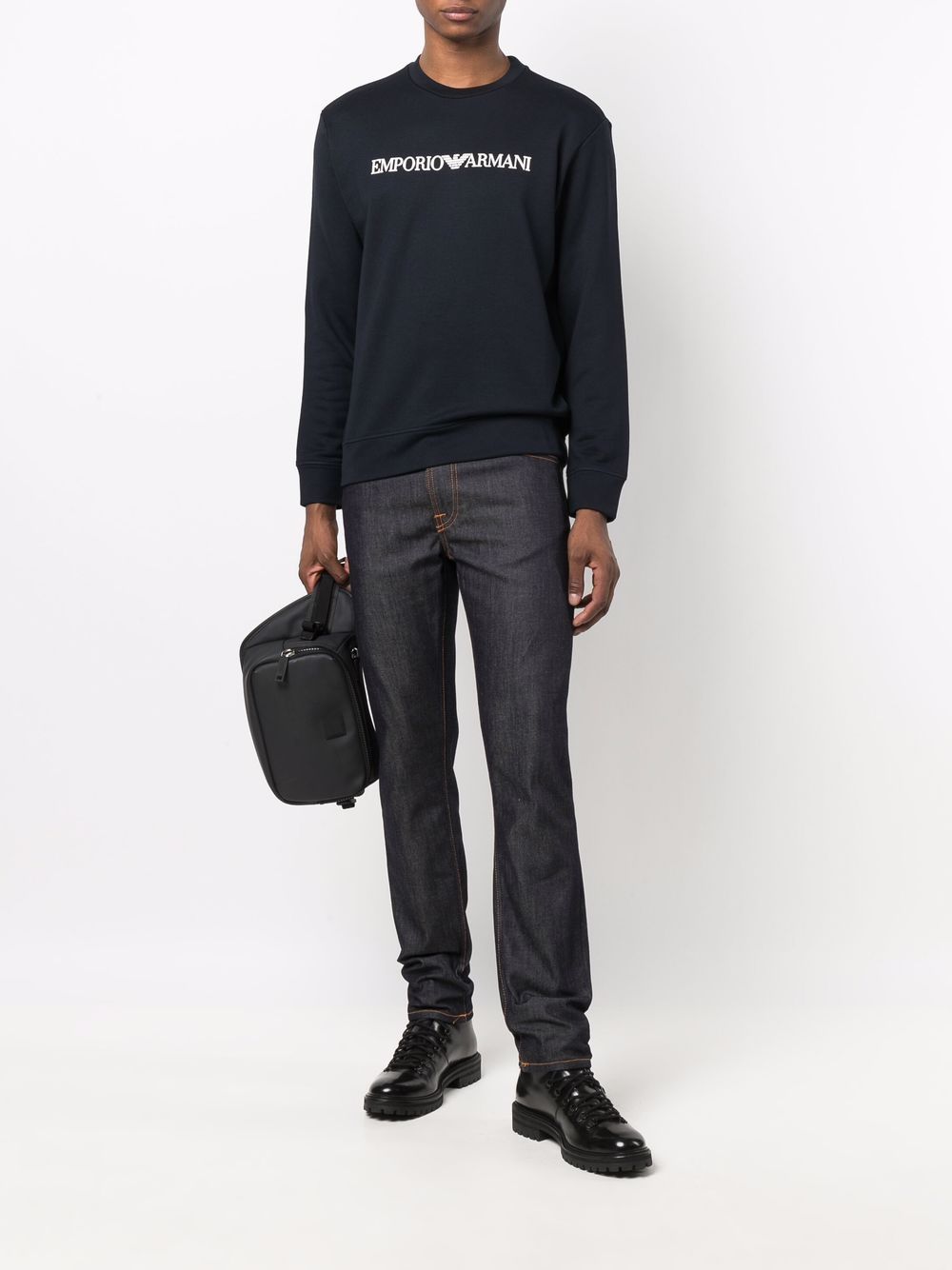 Emporio Armani Sweaters Blu Modal