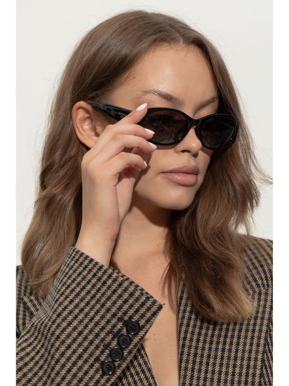 Balenciaga Sunglasses Black Acetate
