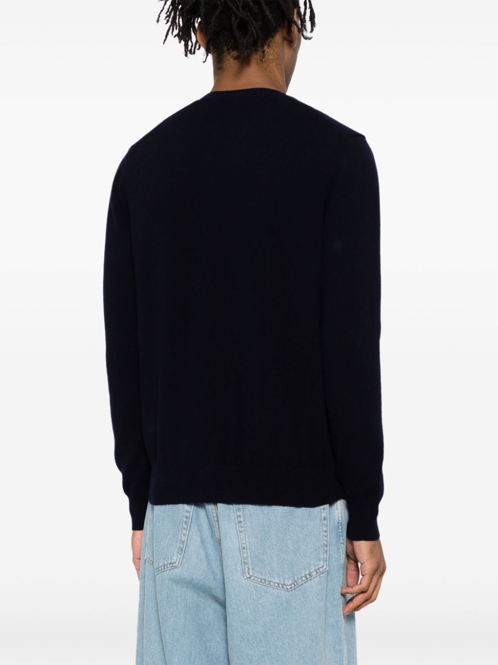 Comme Des Garcons Sweaters Blue Wool
