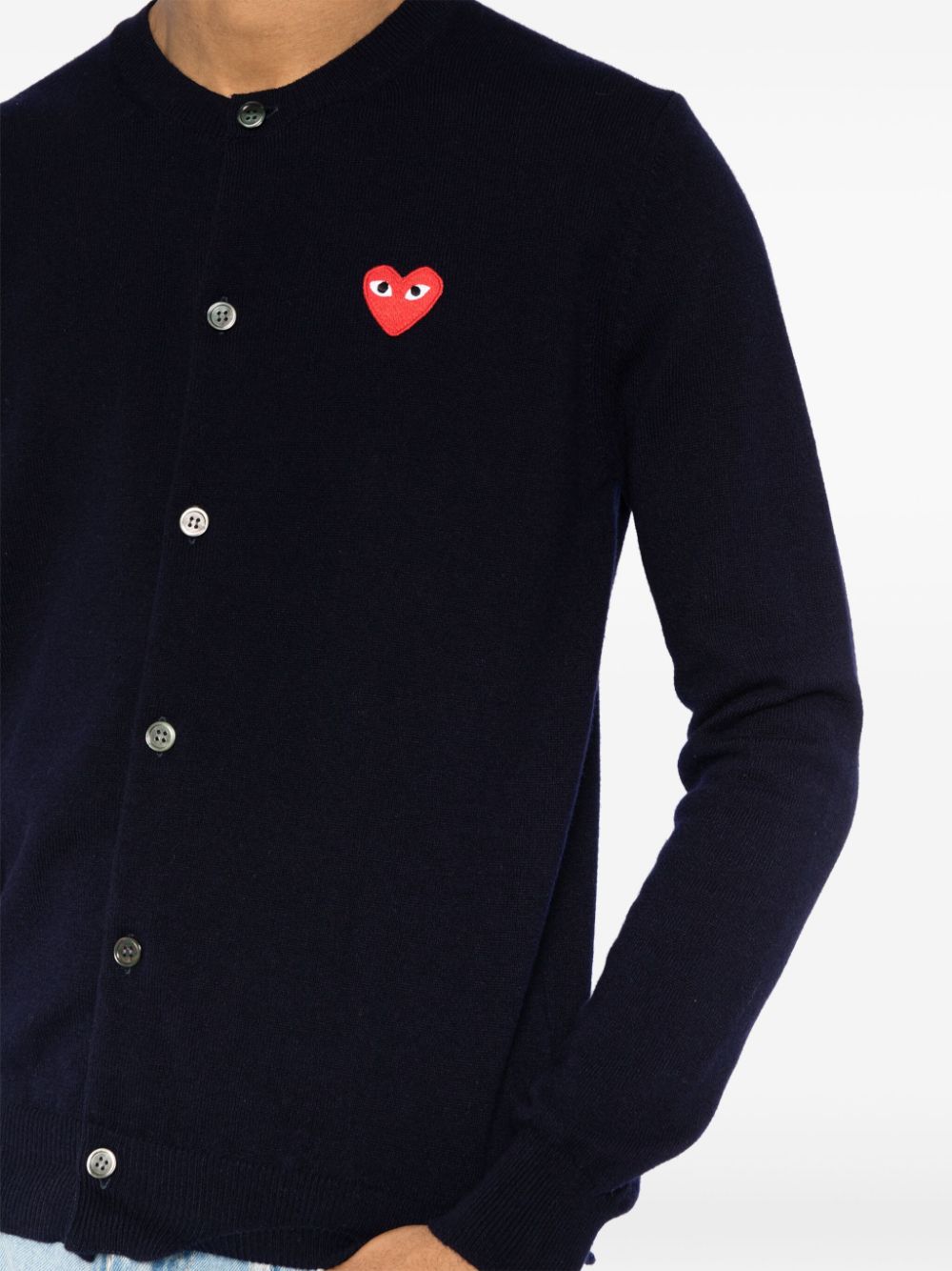 Comme Des Garcons Sweaters Blue Wool