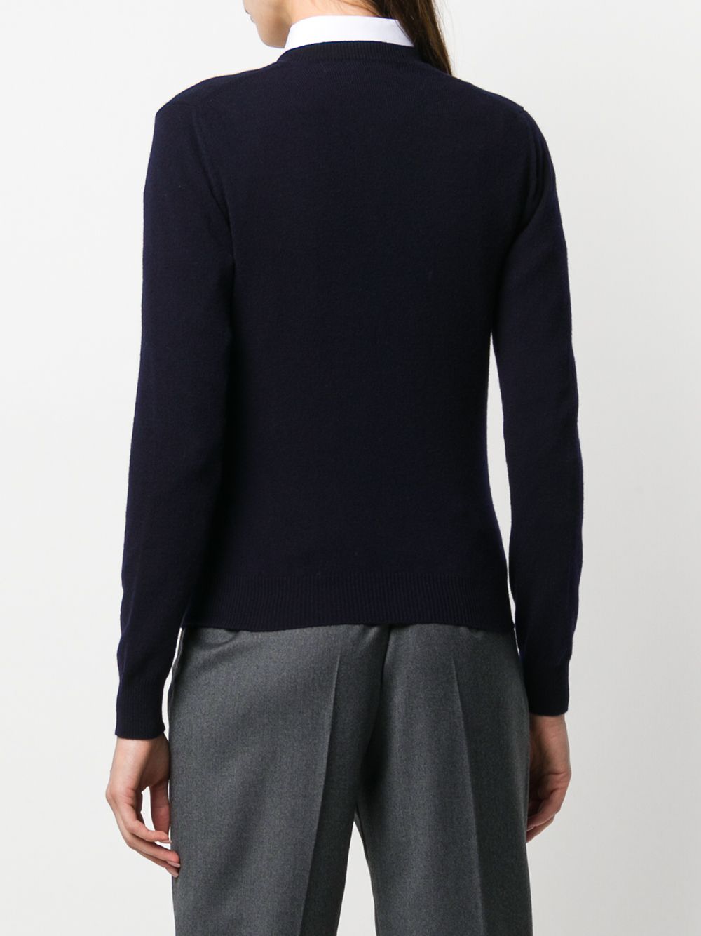 Comme Des Garcons Sweaters Blue Wool