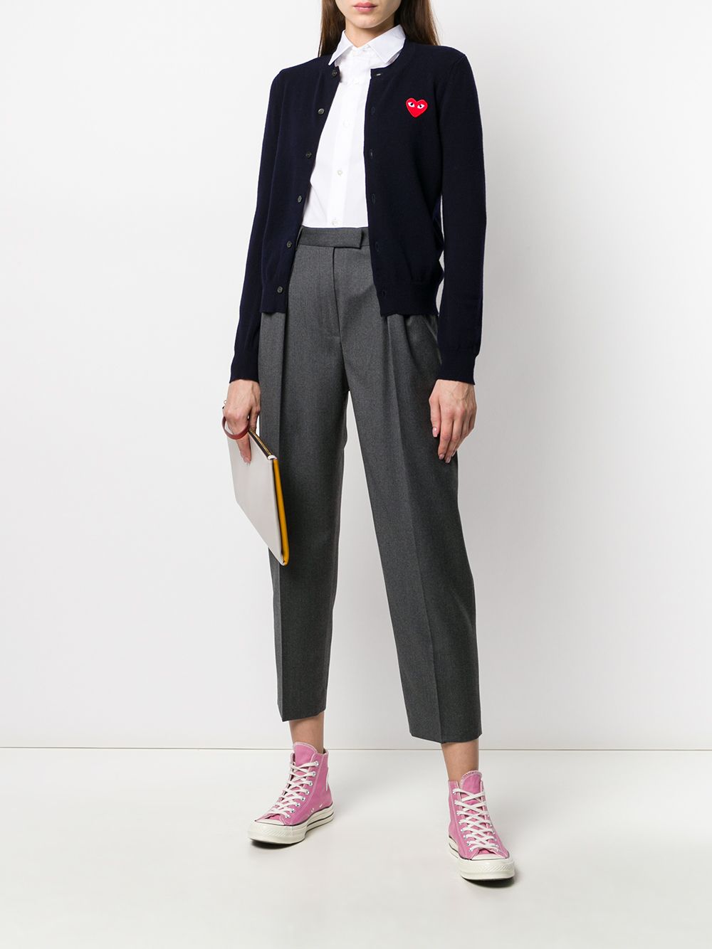 Comme Des Garcons Sweaters Blue Wool