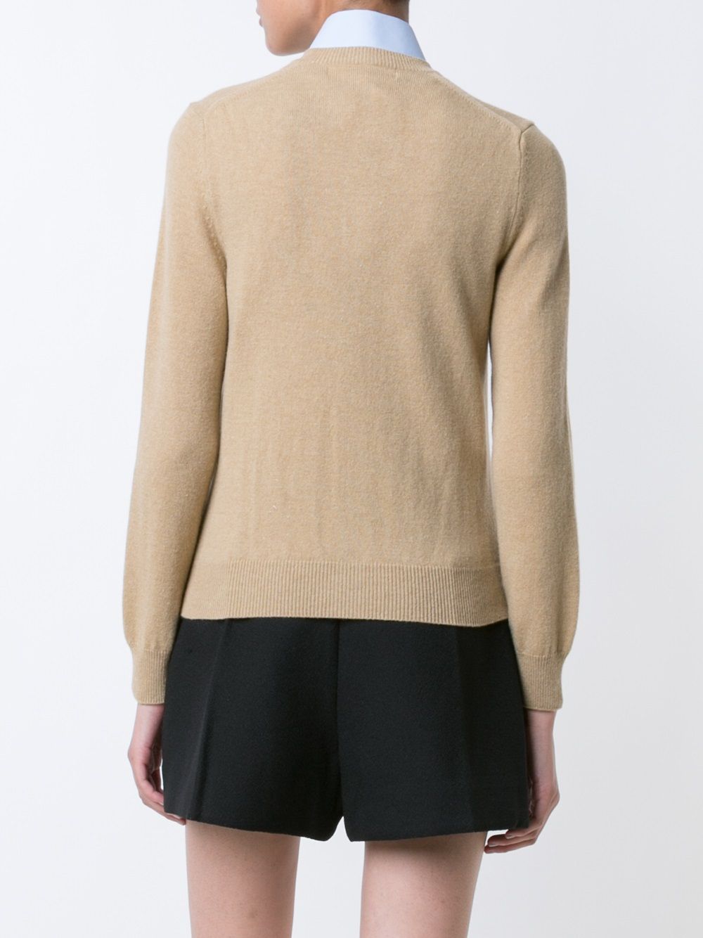 Comme Des Garcons Sweaters Beige Wool