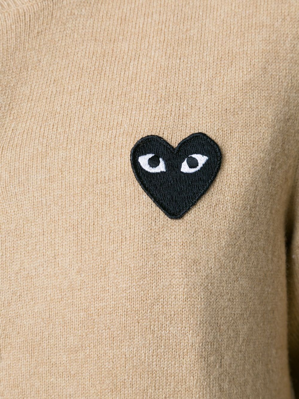 Comme Des Garcons Sweaters Beige Wool