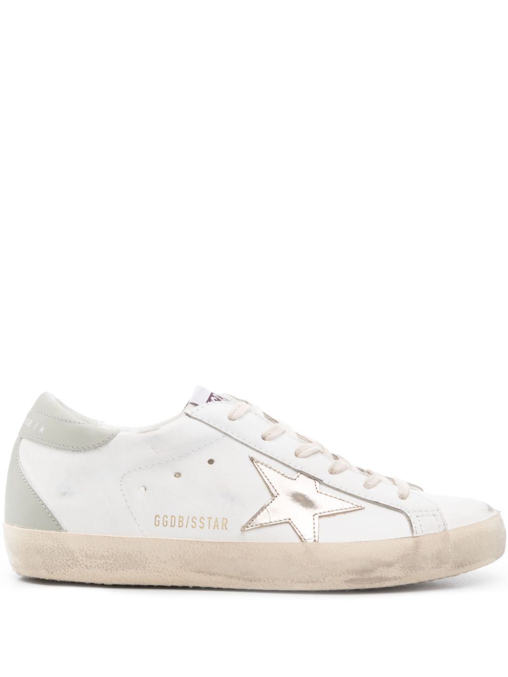Golden Goose Sneakers Grey Calf Leather