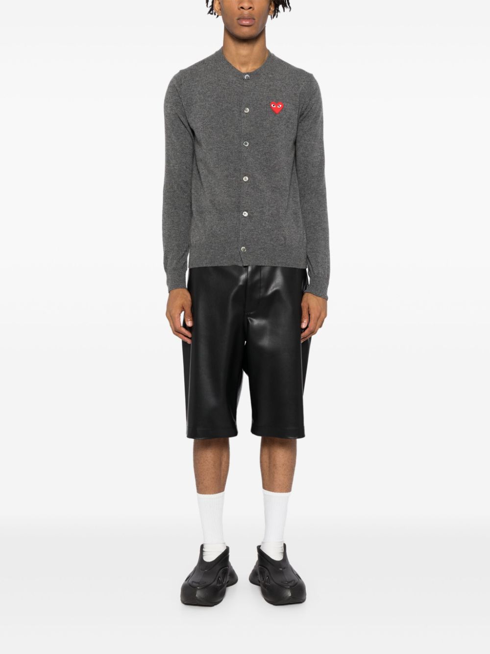 Comme Des Garcons Sweaters Grey Wool