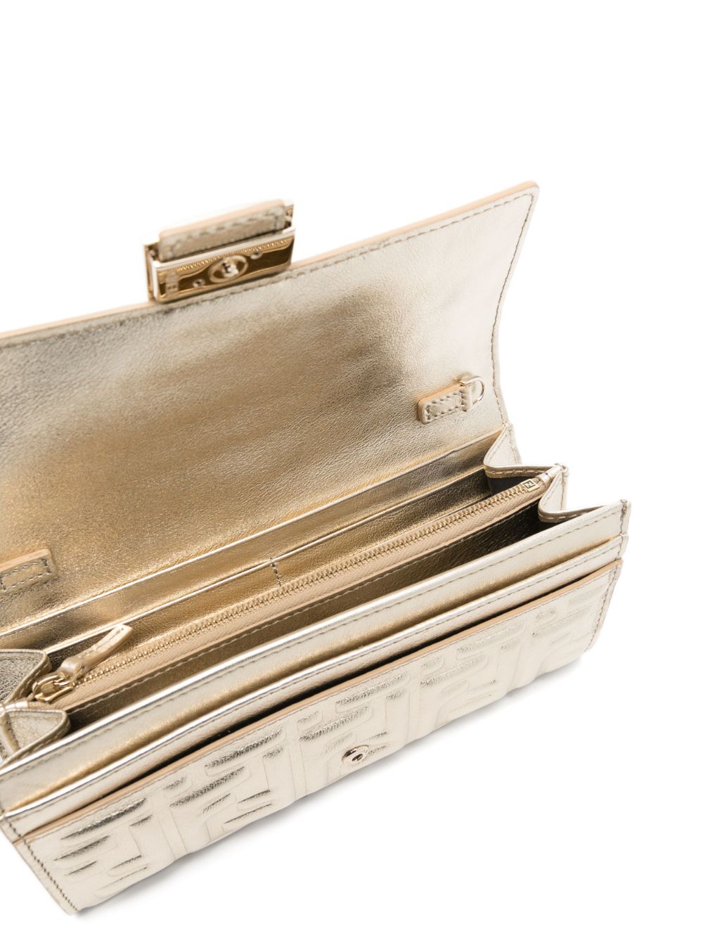 Fendi Bags Silver Calf Leather