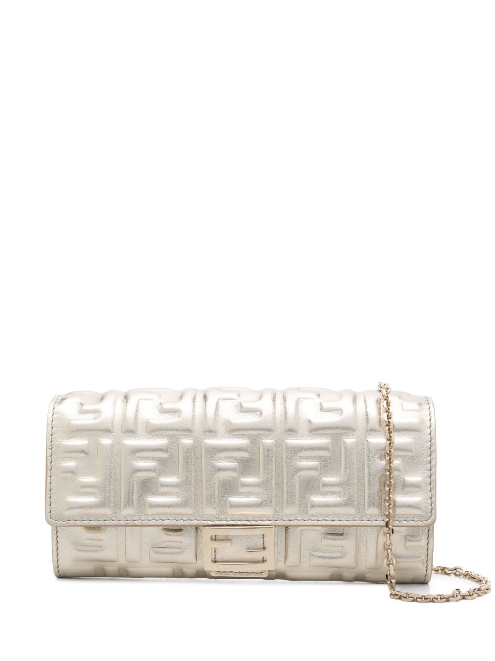 Fendi Bags Silver Calf Leather