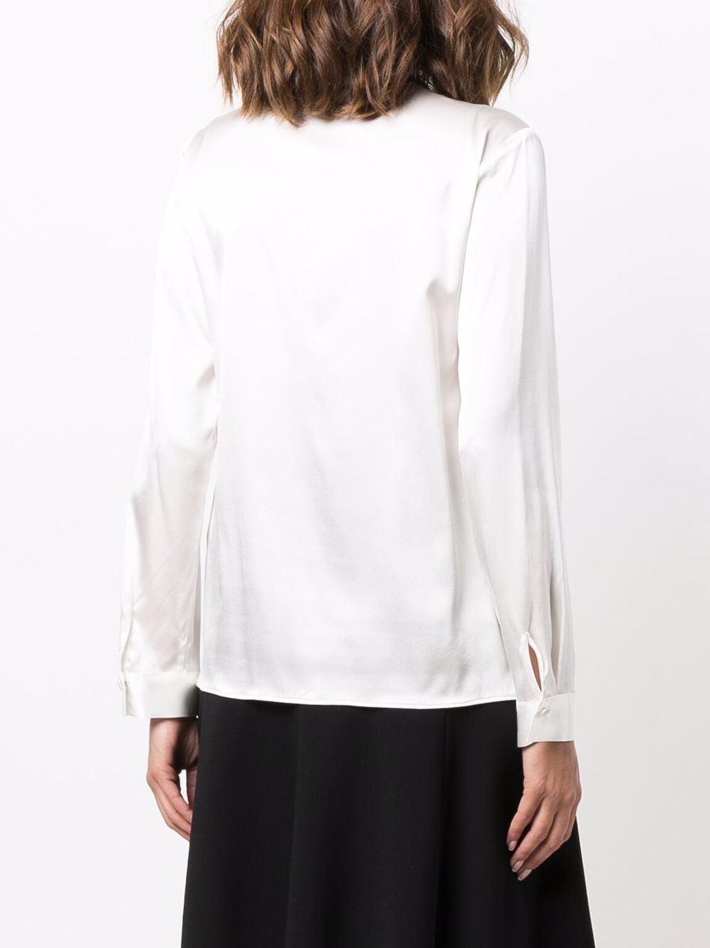 Emporio Armani Shirts Bianco Main Material: Silk