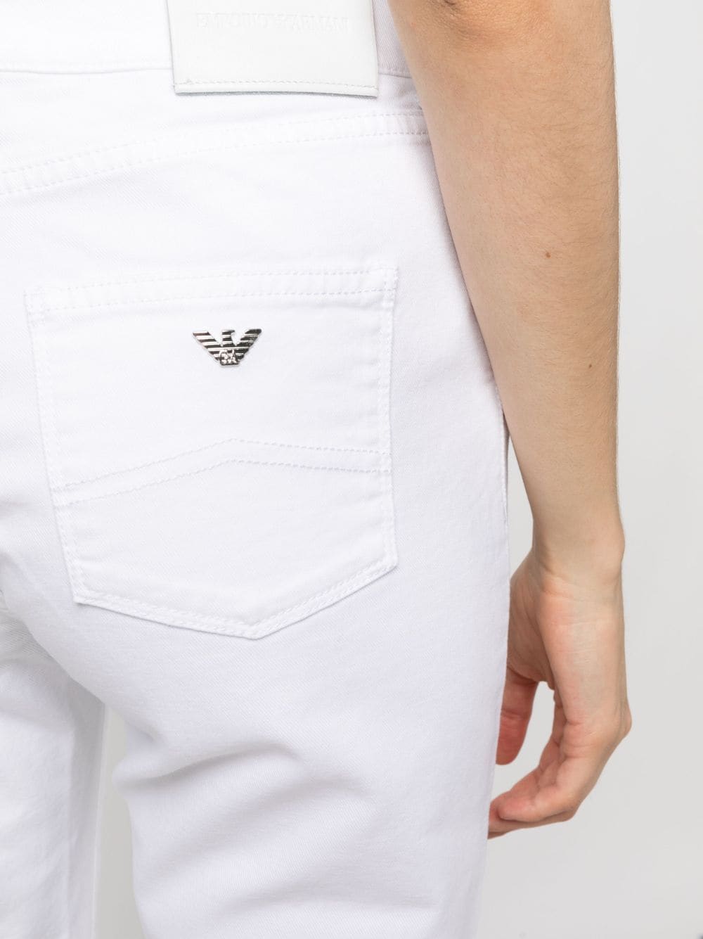Emporio Armani Jeans Bianco Cotton