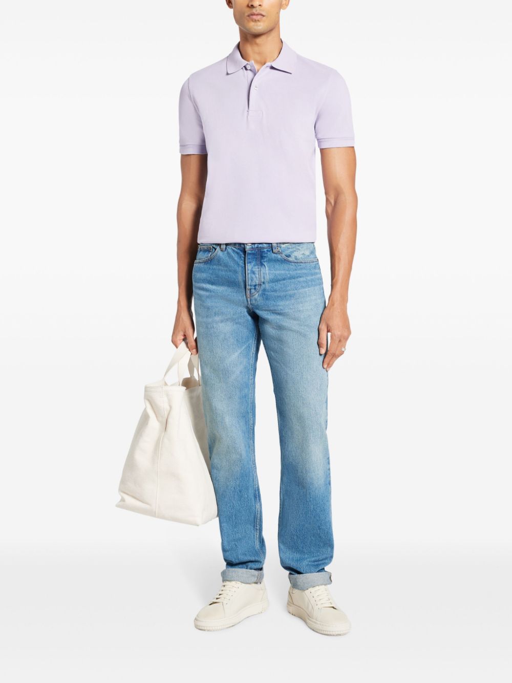 Tom Ford T-Shirts And Polos Lilac Cotton