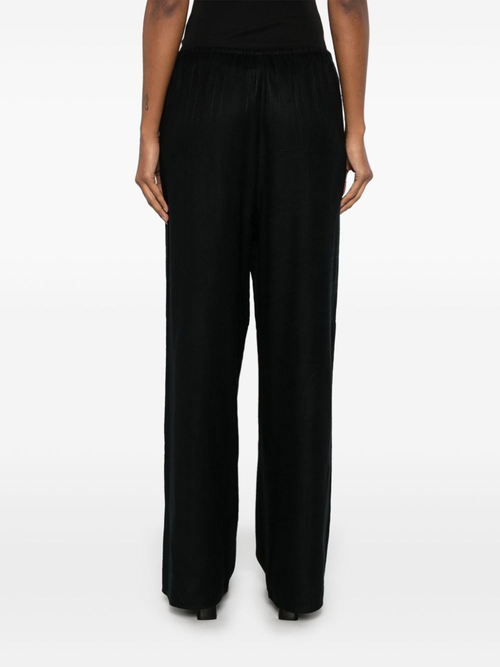 Toteme Pre Trousers Black Modal