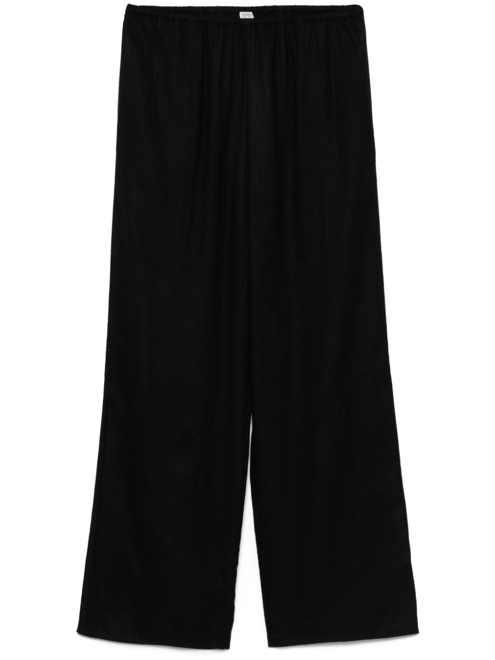 Toteme Pre Trousers Black Modal