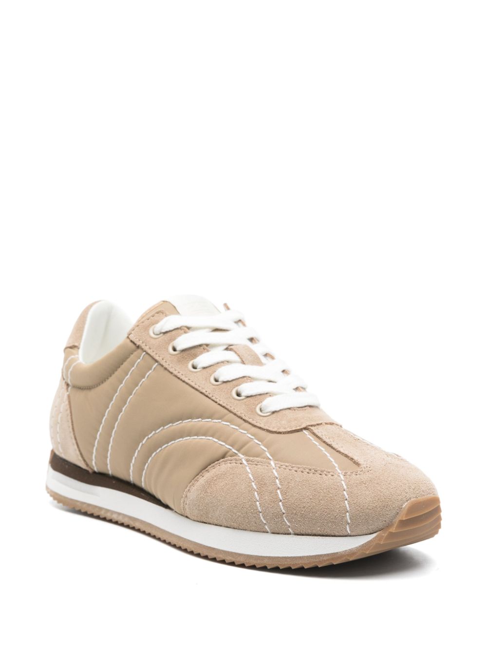 Toteme Pre Sneakers Beige Recycled Polyamide