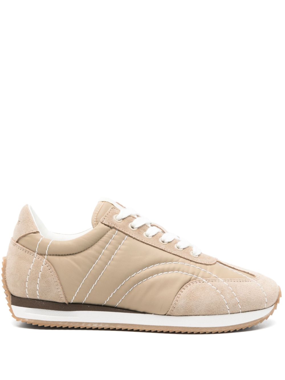 Toteme Pre Sneakers Beige Recycled Polyamide