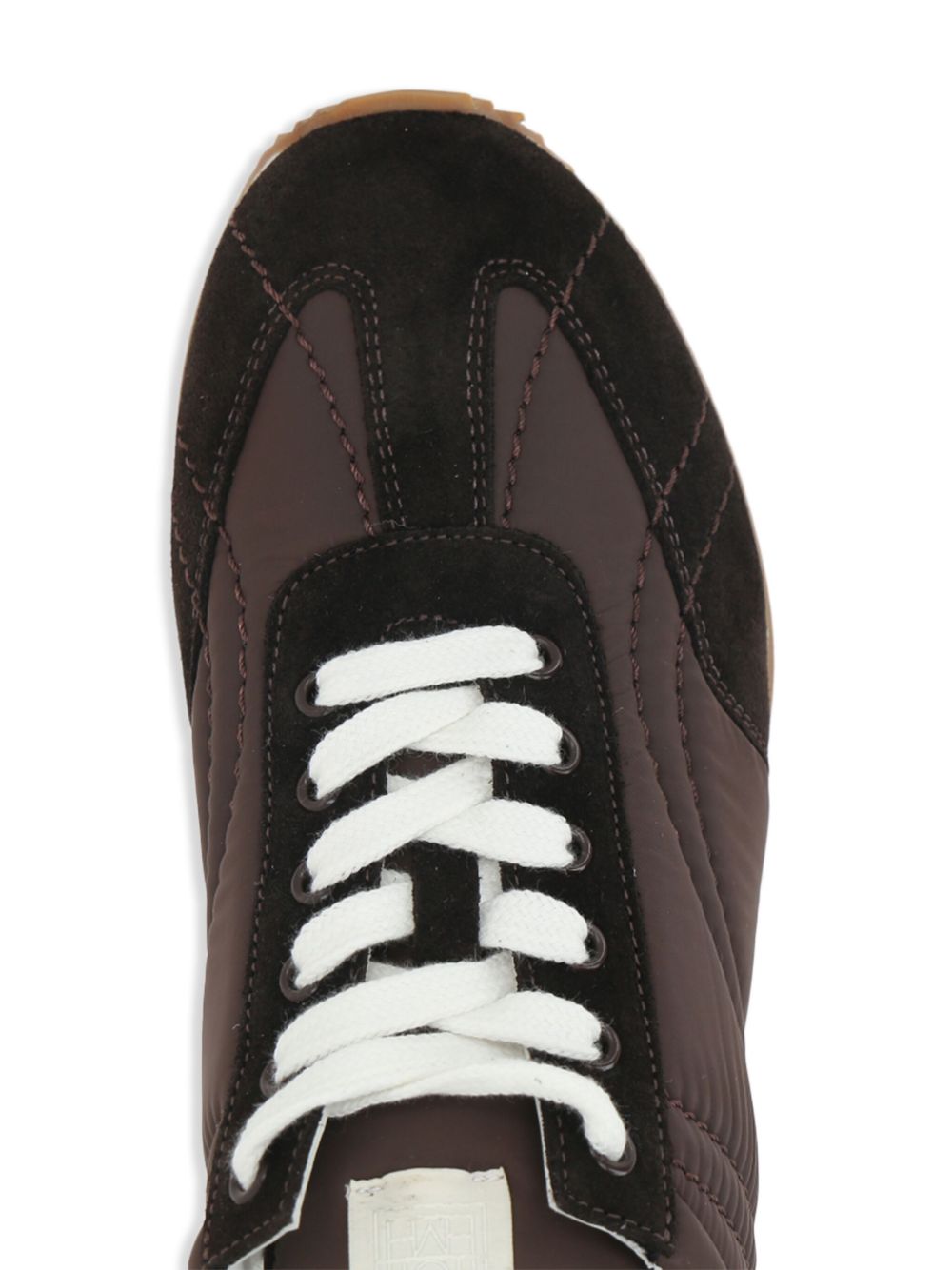 Toteme Pre Sneakers Brown Recycled Polyamide