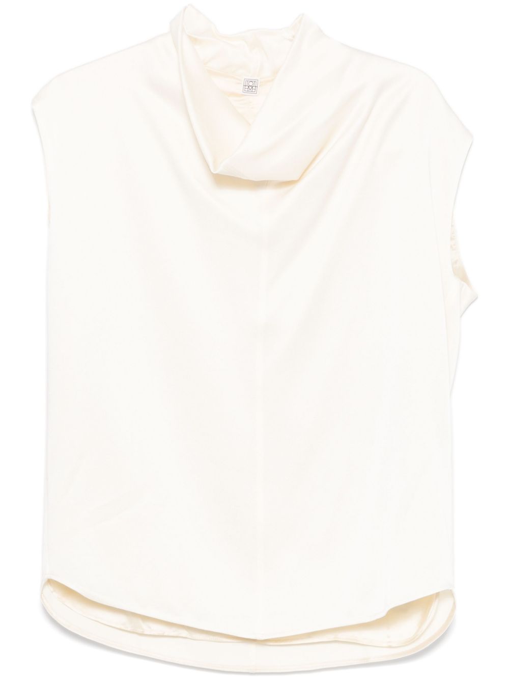 Toteme Pre Top White Viscose Acetate