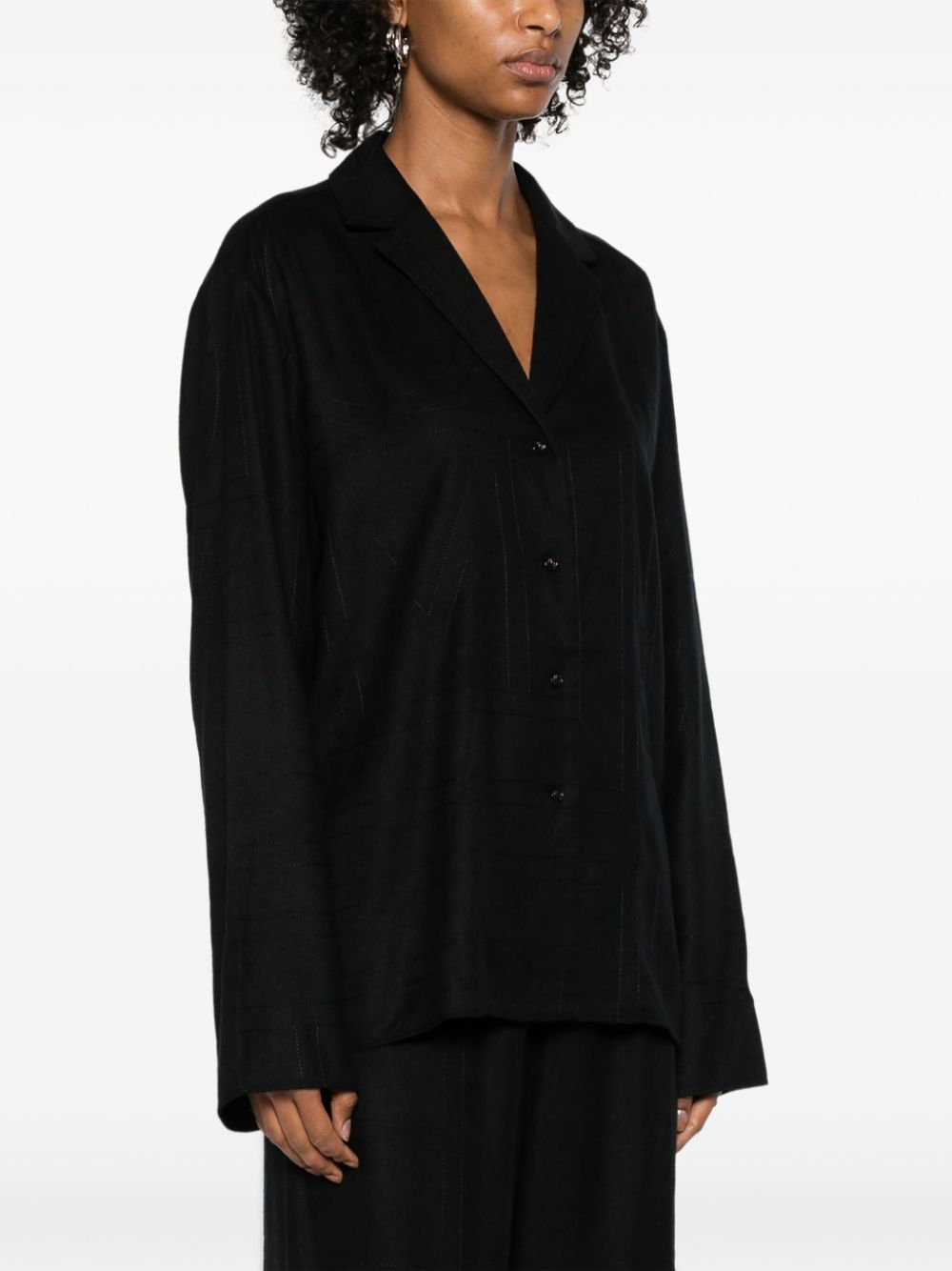 Toteme Pre Shirts Black Modal