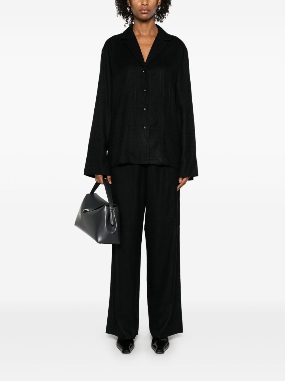 Toteme Pre Shirts Black Modal