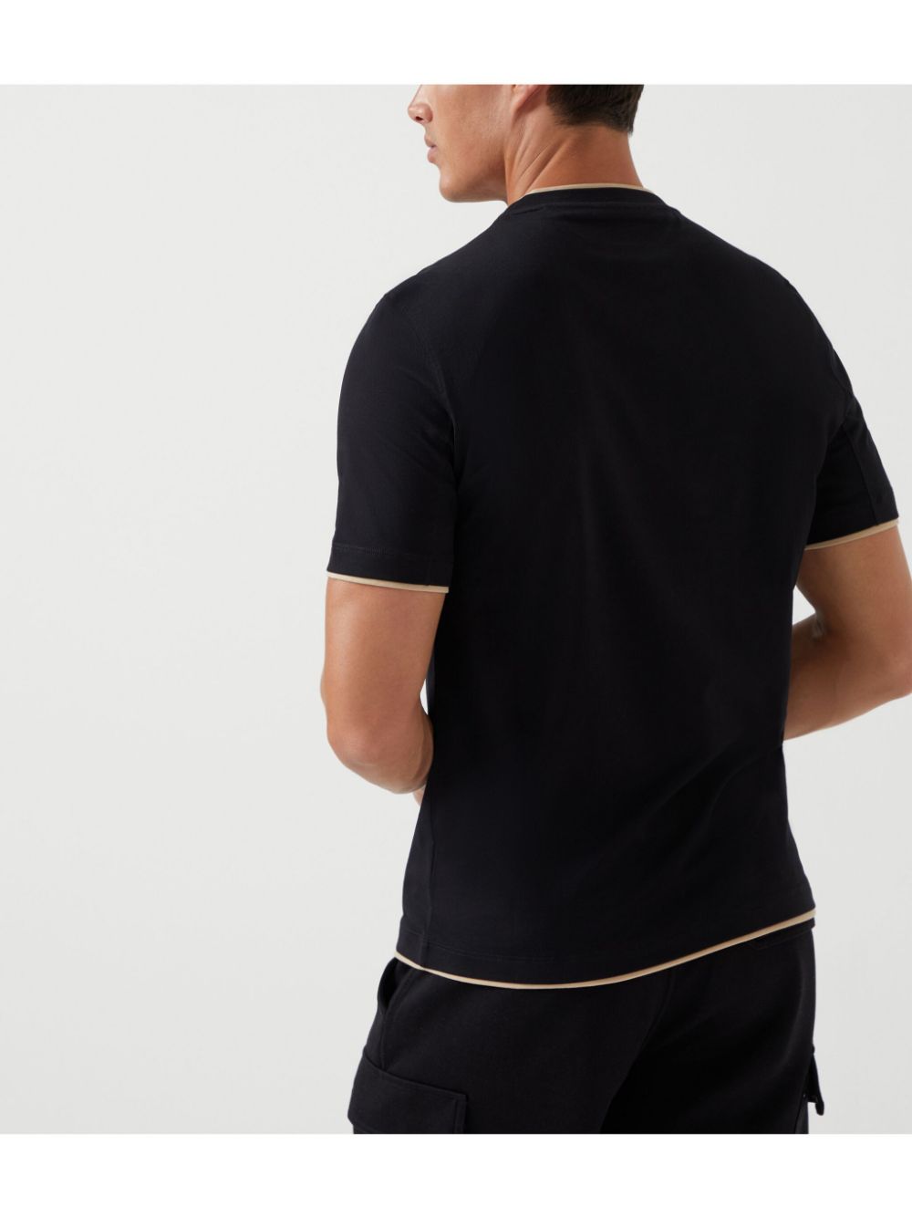 Brunello Cucinelli T-Shirts And Polos Nero Cotton