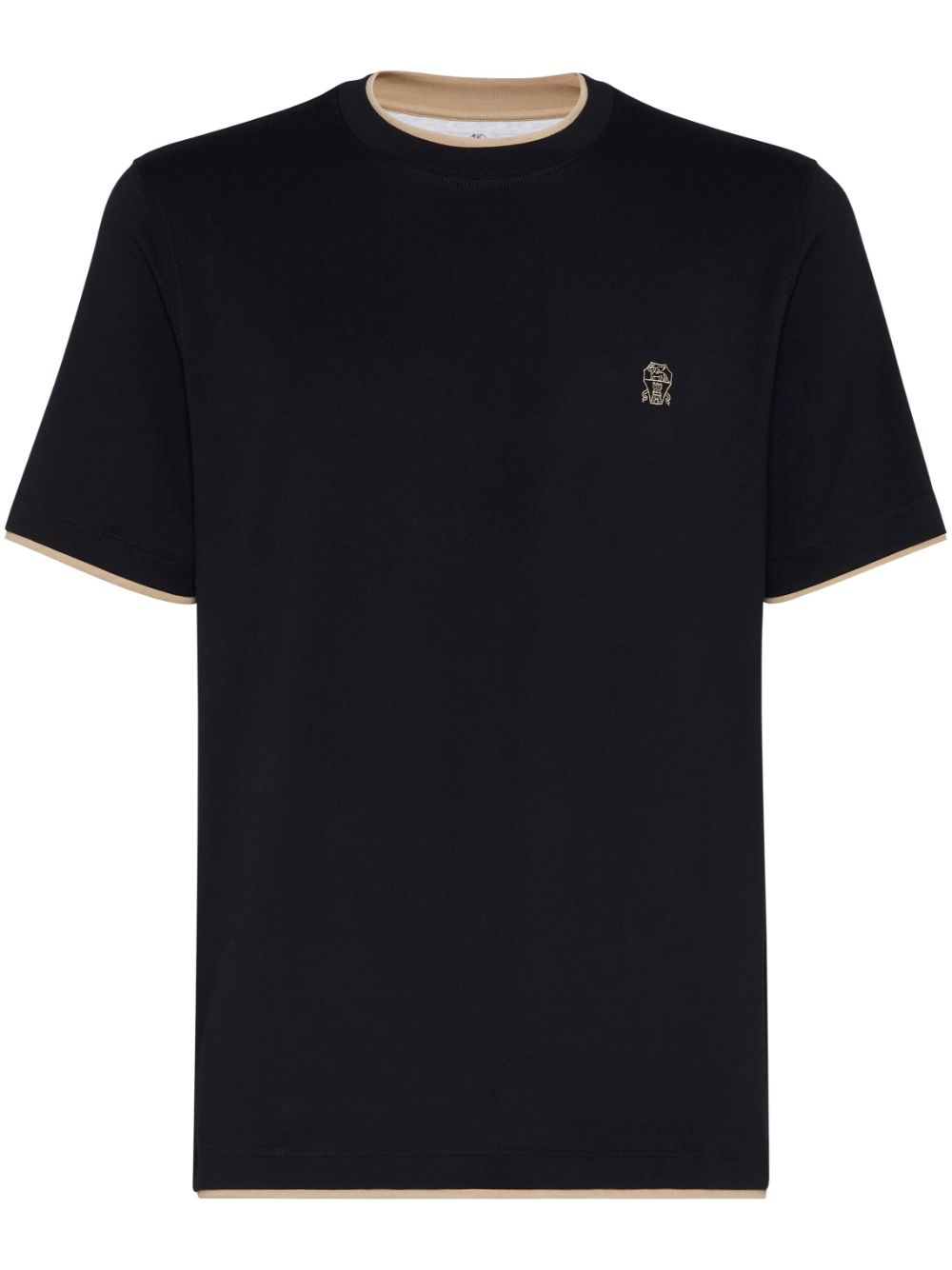 Brunello Cucinelli T-Shirts And Polos Nero Cotton