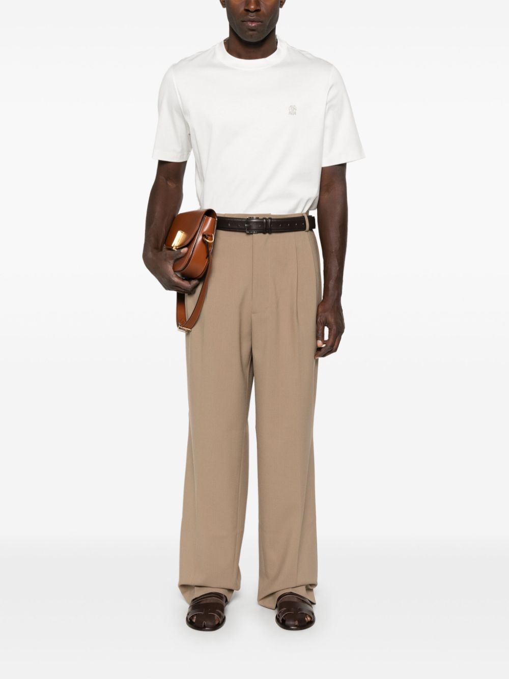 Brunello Cucinelli T-Shirts And Polos Bianco Cotton