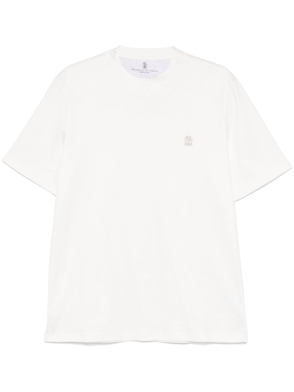 Brunello Cucinelli T-Shirts And Polos Bianco Cotton