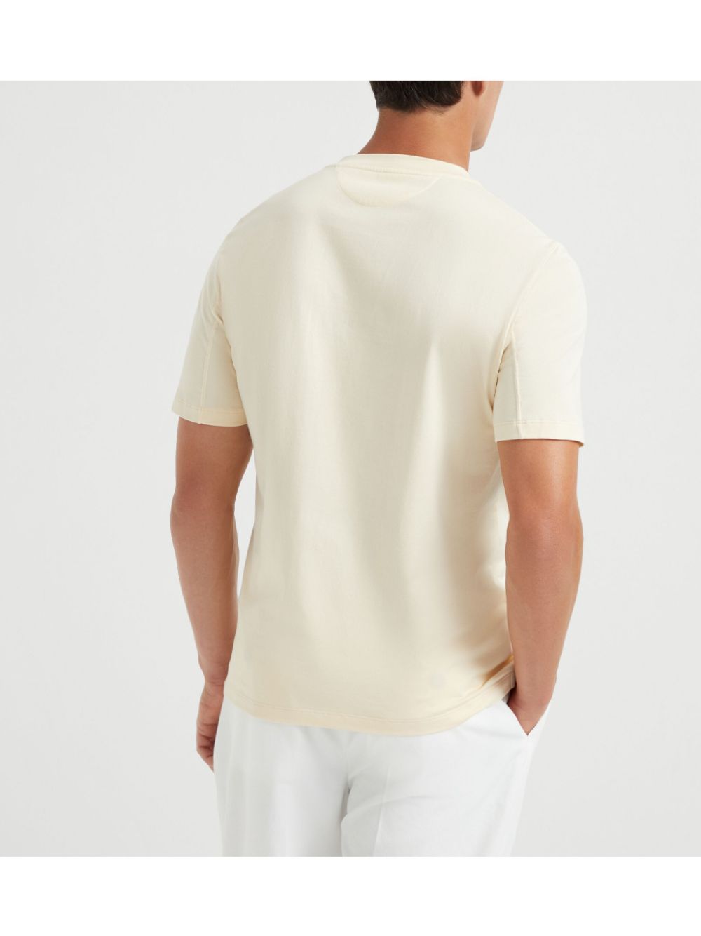 Brunello Cucinelli T-Shirts And Polos Beige Cotton