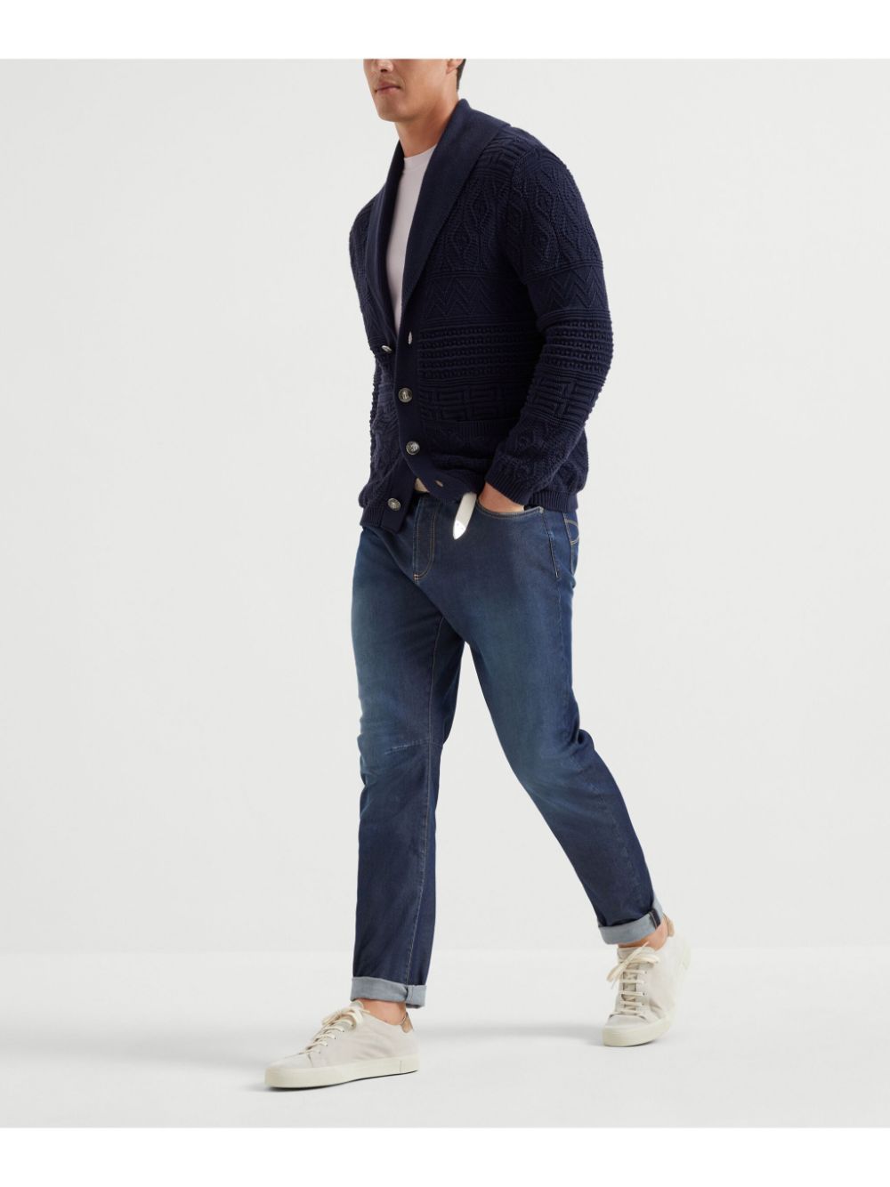 Brunello Cucinelli T-Shirts And Polos Viola Cotton