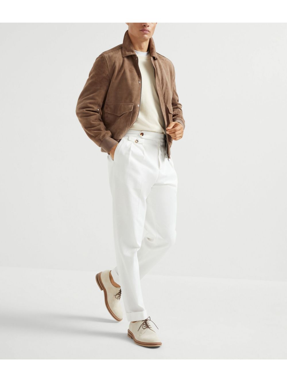 Brunello Cucinelli Sweaters Beige Cashmere