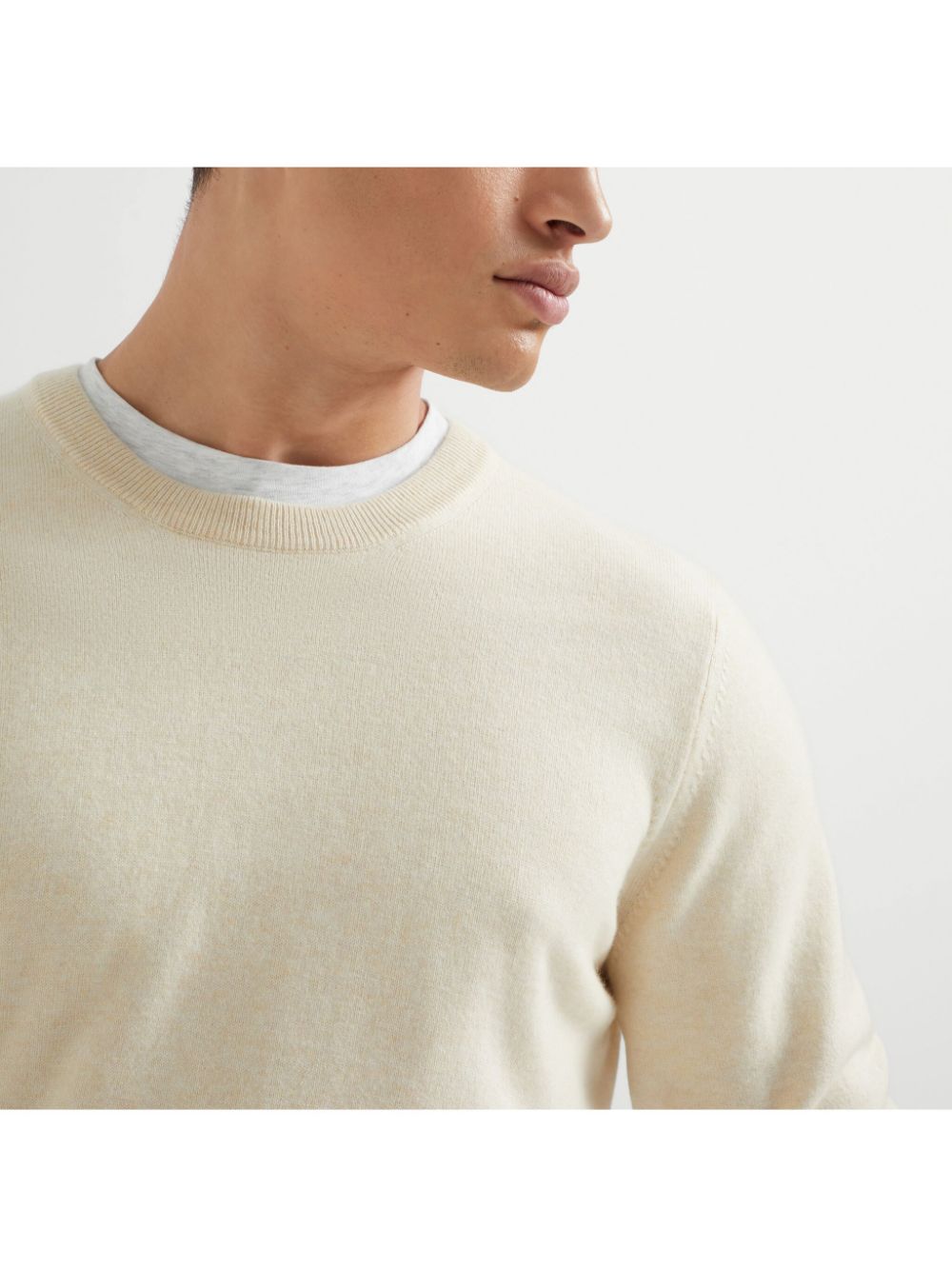 Brunello Cucinelli Sweaters Beige Cashmere
