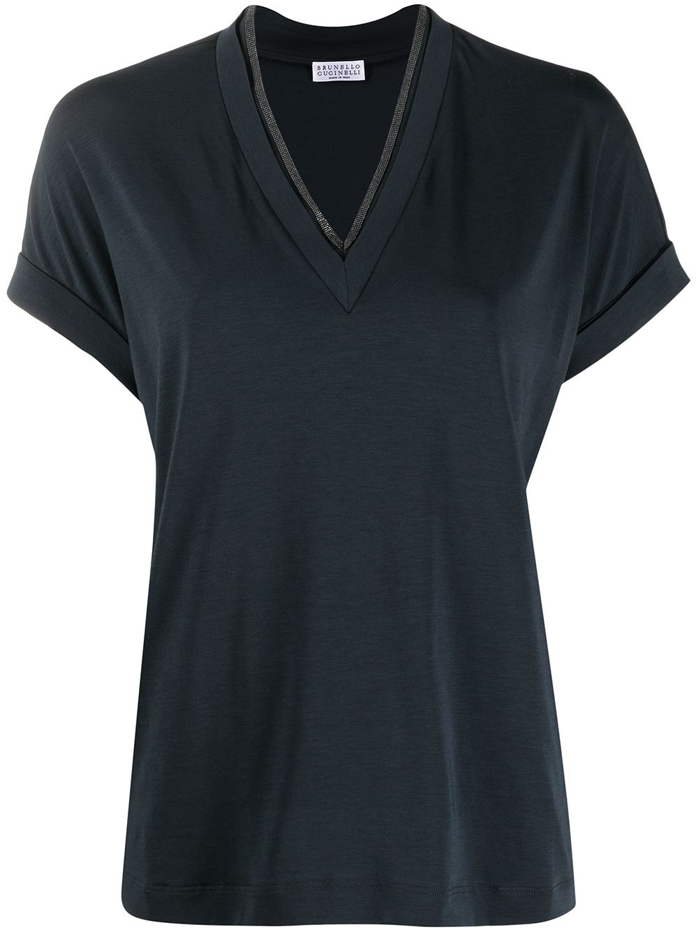 Brunello Cucinelli T-Shirts And Polos Blu Cotton