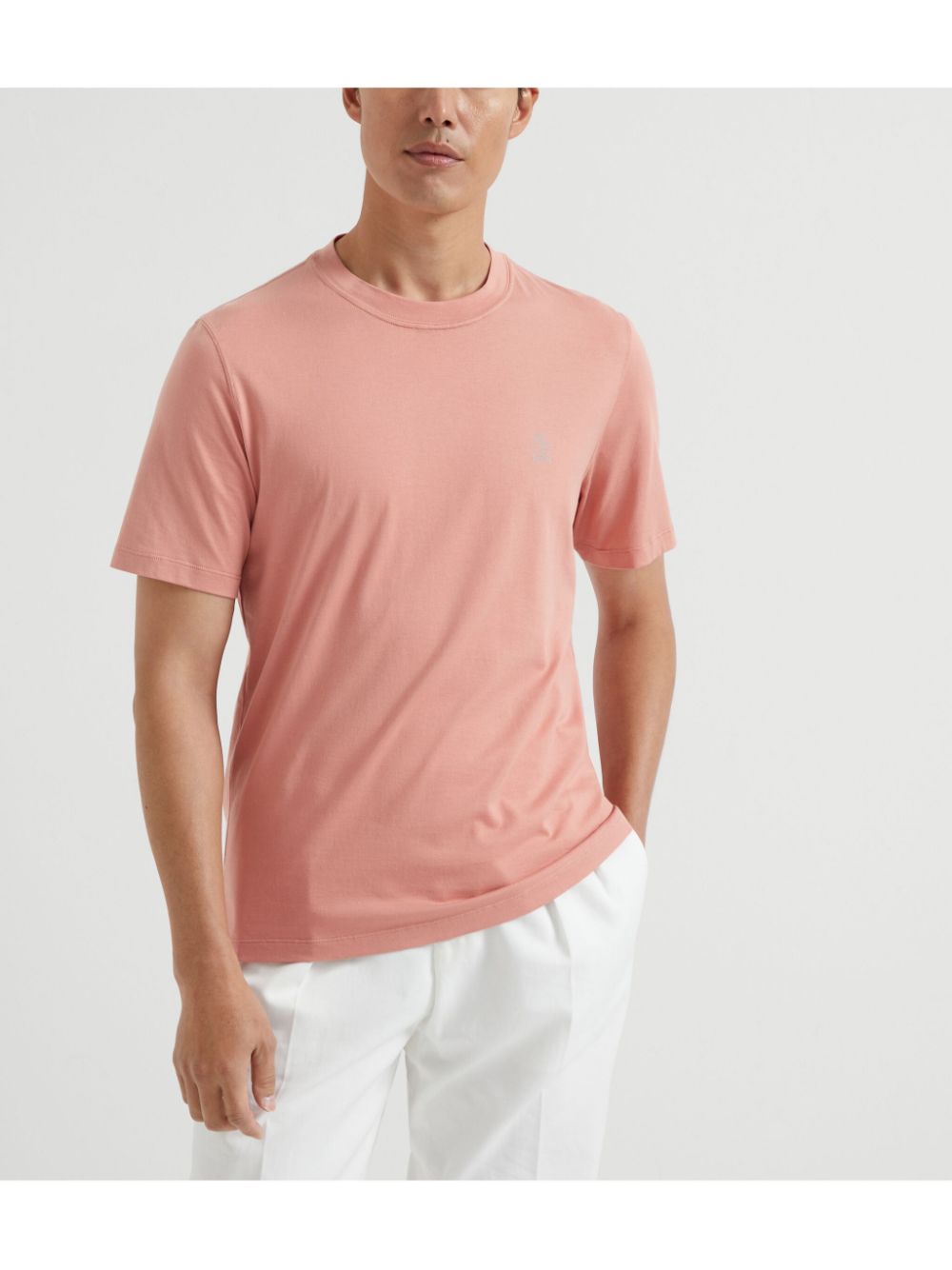 Brunello Cucinelli T-Shirts And Polos Rosso Cotton