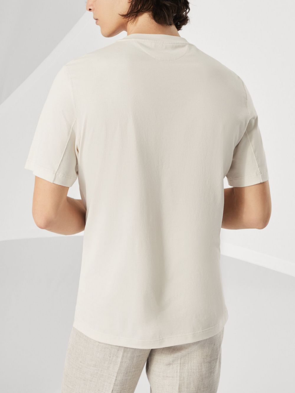 Brunello Cucinelli T-Shirts And Polos Bianco Cotton