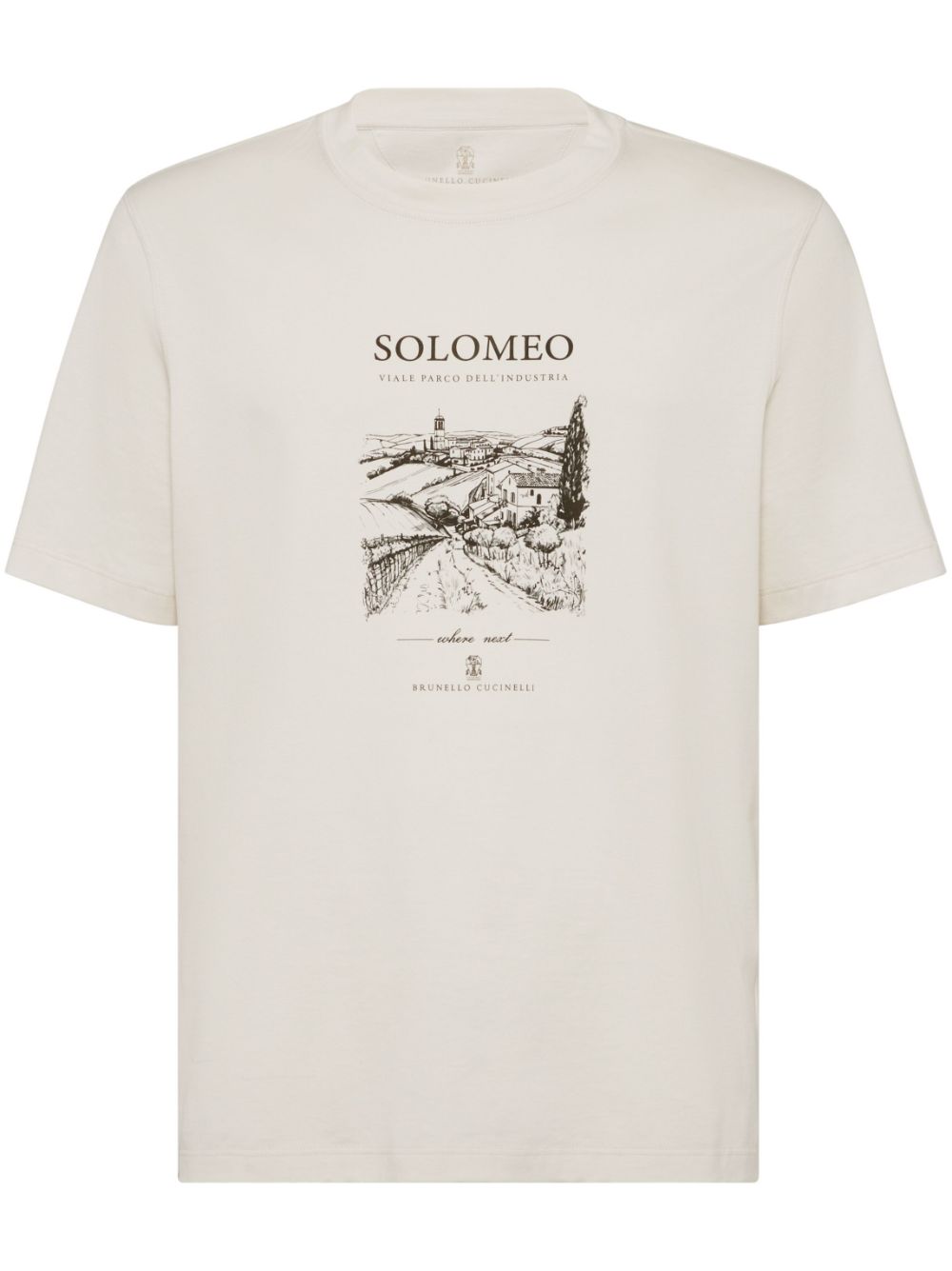 Brunello Cucinelli T-Shirts And Polos Bianco Cotton