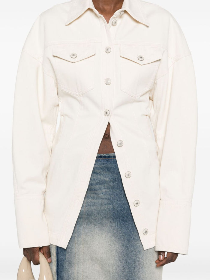 Sportmax Coats Beige Cotton