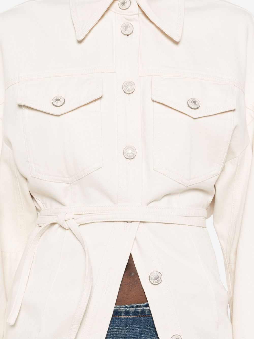 Sportmax Coats Beige Cotton