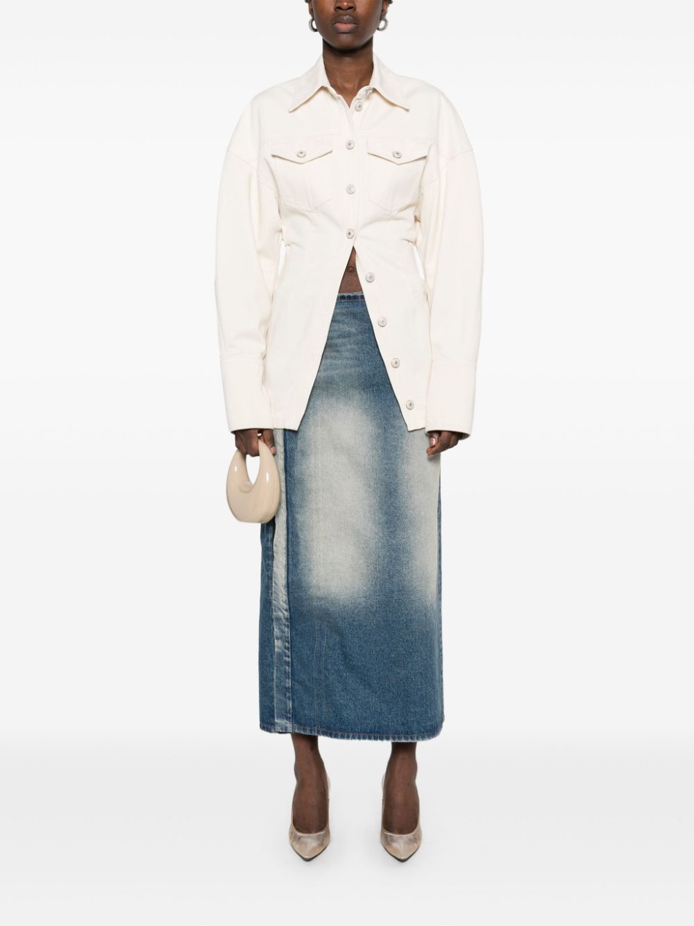 Sportmax Coats Beige Cotton