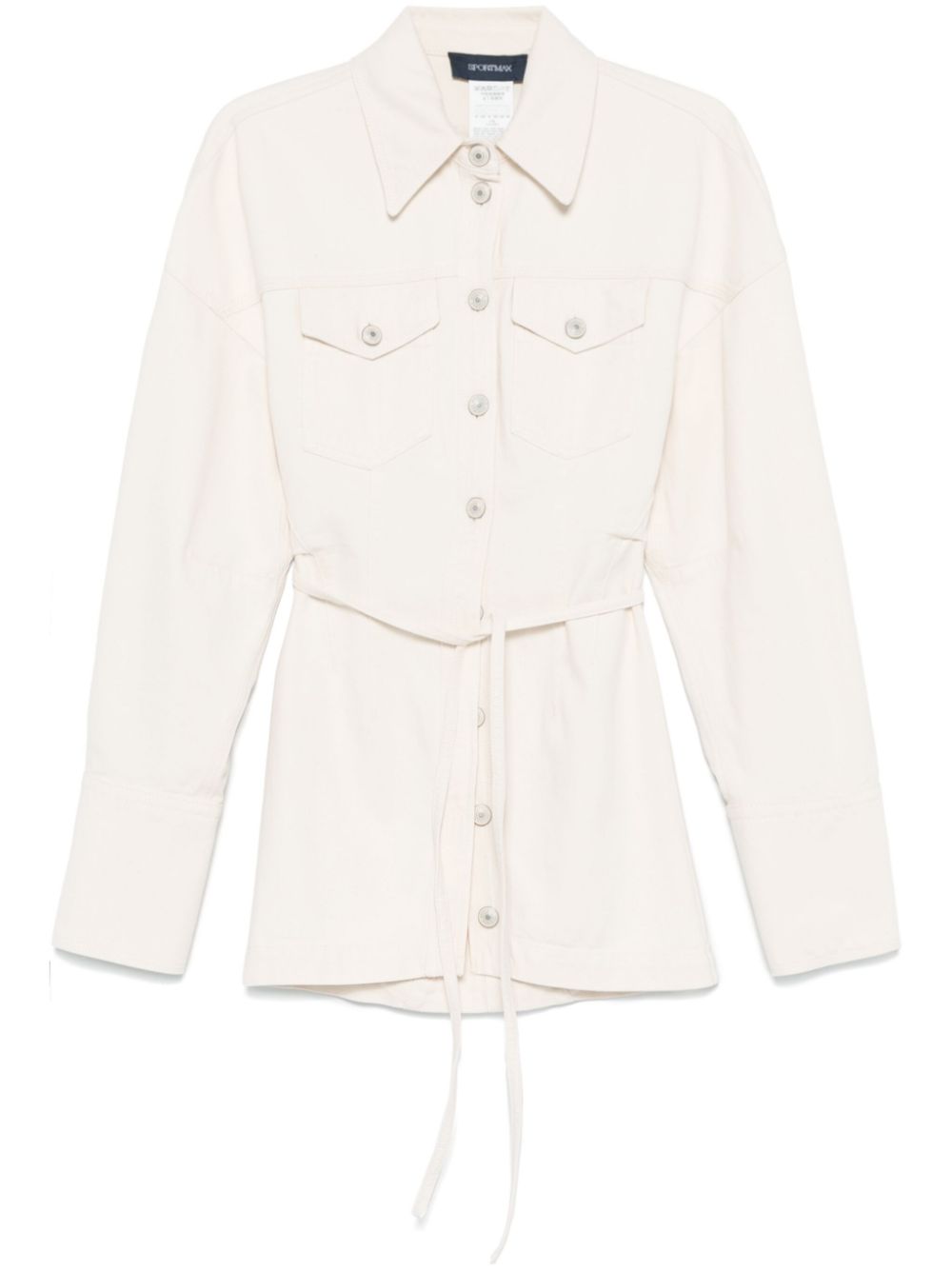 Sportmax Coats Beige Cotton