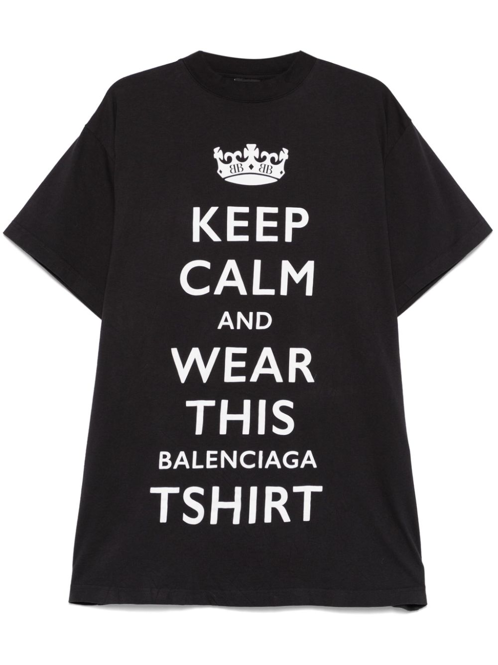 Balenciaga T-Shirts And Polos Black Cotton