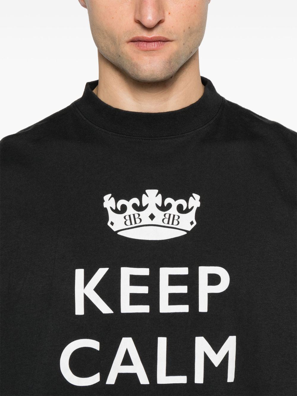 Balenciaga T-Shirts And Polos Black Cotton
