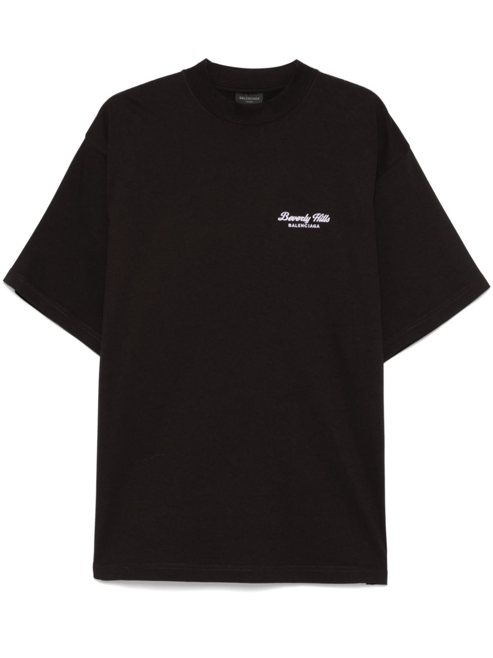 Balenciaga T-Shirts And Polos Black Cotton