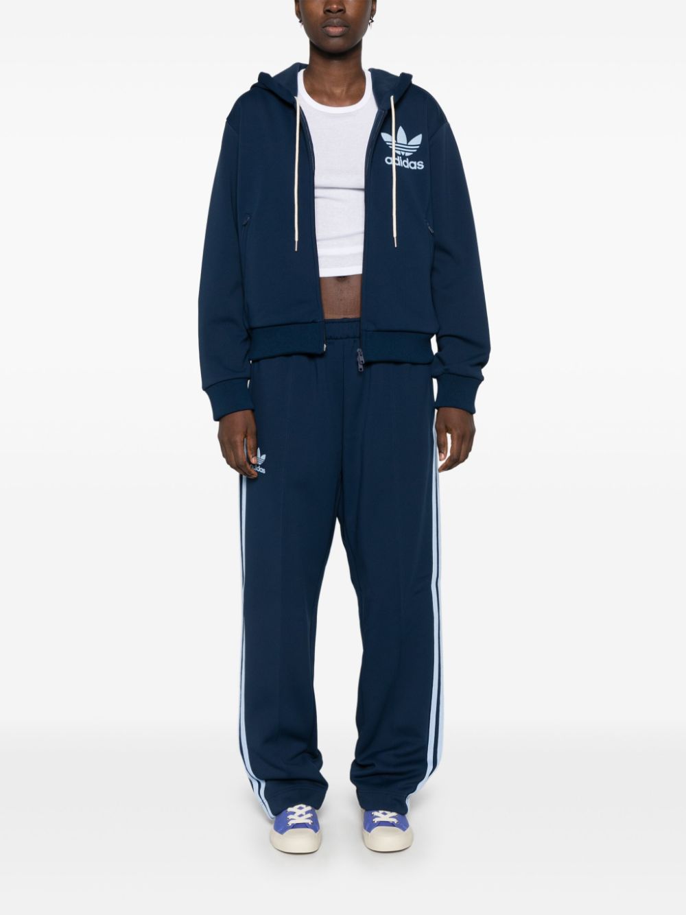 Adidas By Wales Bonner Trousers Blue Polyester