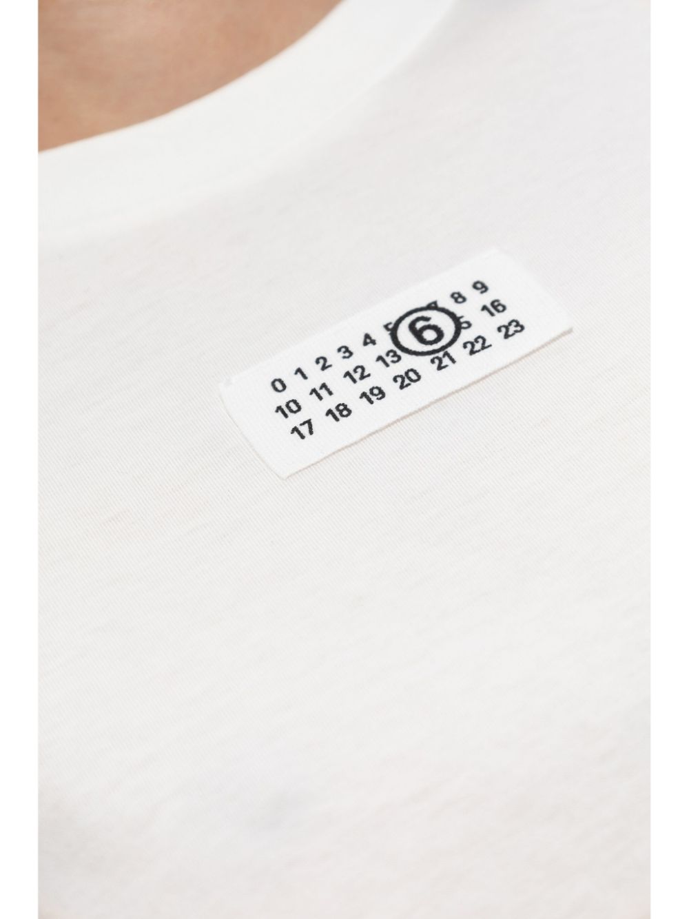 Mm6 Maison Margiela T-Shirts And Polos White Cotton