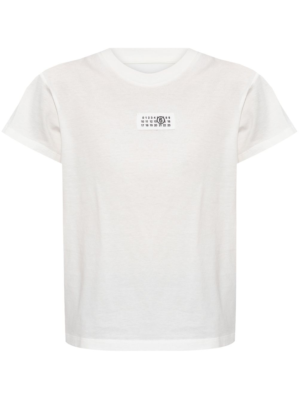 Mm6 Maison Margiela T-Shirts And Polos White Cotton