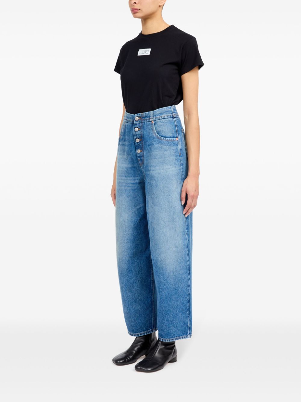 Mm6 Maison Margiela Jeans Clear Blue Cotton