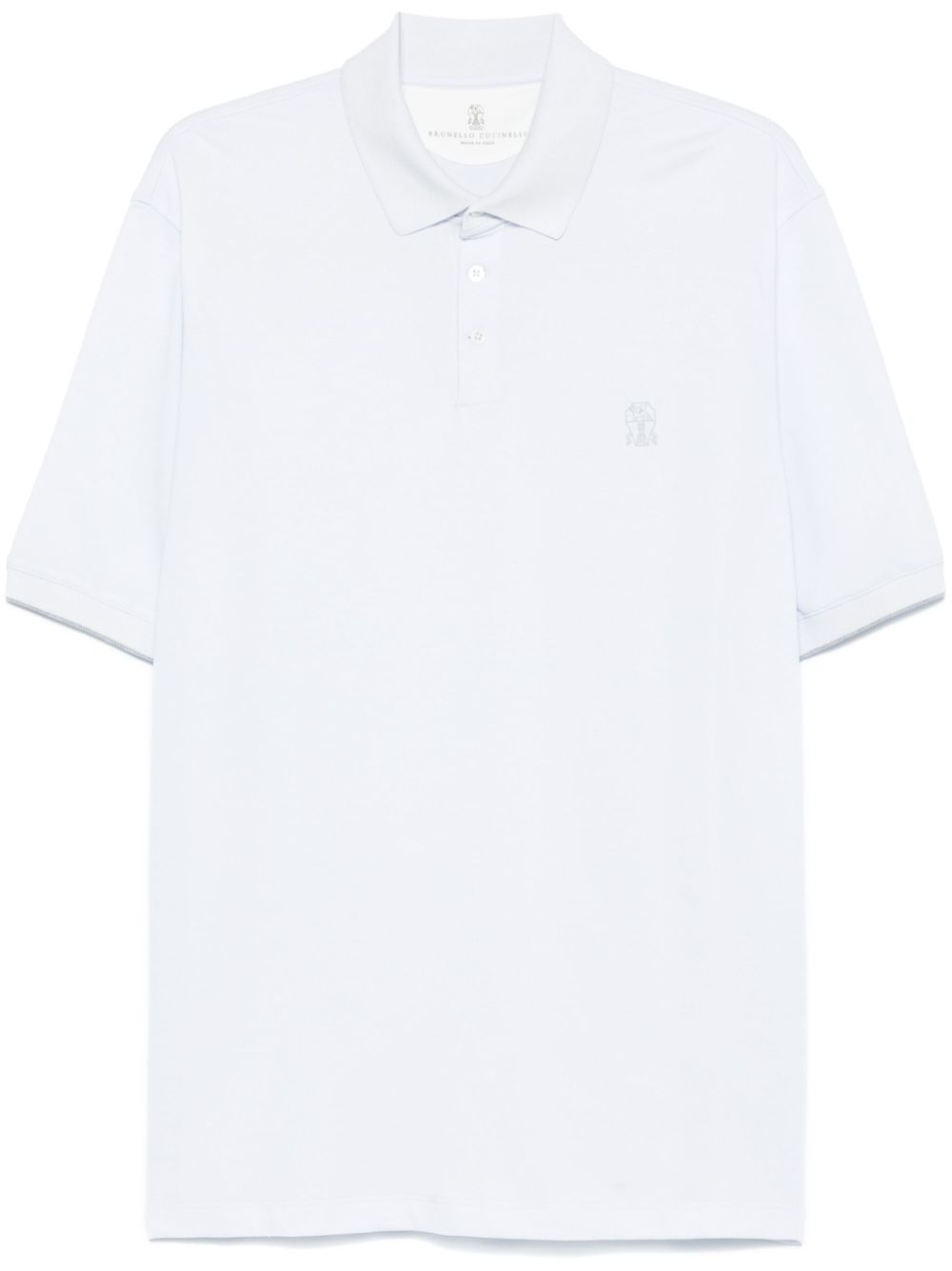 Brunello Cucinelli T-Shirts And Polos Azzurro Cotton