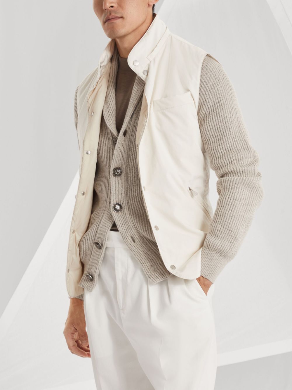Brunello Cucinelli Sweaters Beige Cotton