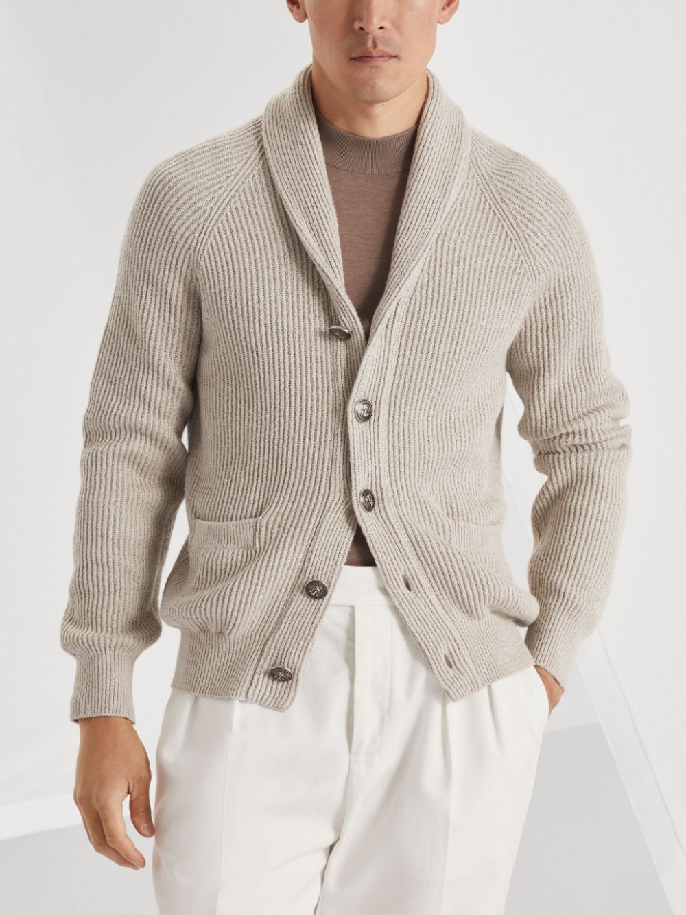 Brunello Cucinelli Sweaters Beige Cotton